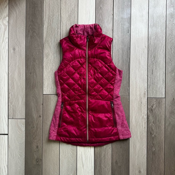 lululemon athletica Jackets & Blazers - Lululemon Down For a Run Vest Berry Rumble Red | Size: 6 | Good Condition